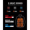 Venustas Heated Jacket for Men with Battery Pack, Water Repellent