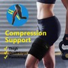 Heekooi Hamstring Compression Sleeve, Thigh Brace, Compression Support Hamstring Quad