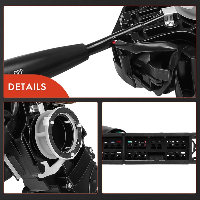 A-Premium Turn Signal Switch, Windshield Wiper Multifunction Switch Lever Compatible