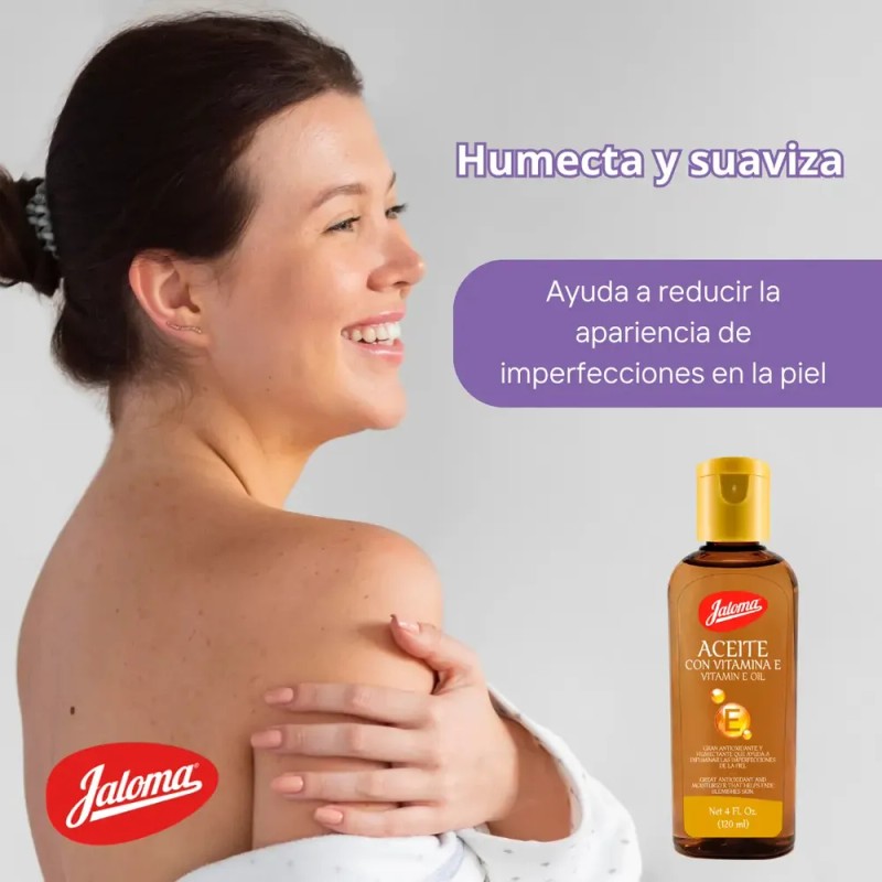 Aceite Con Vitamina E Jaloma 120 Ml