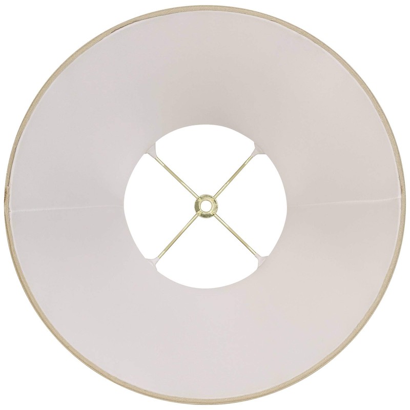 Imperial Shade Taupe Large Bell Lamp Shade 7" Top x