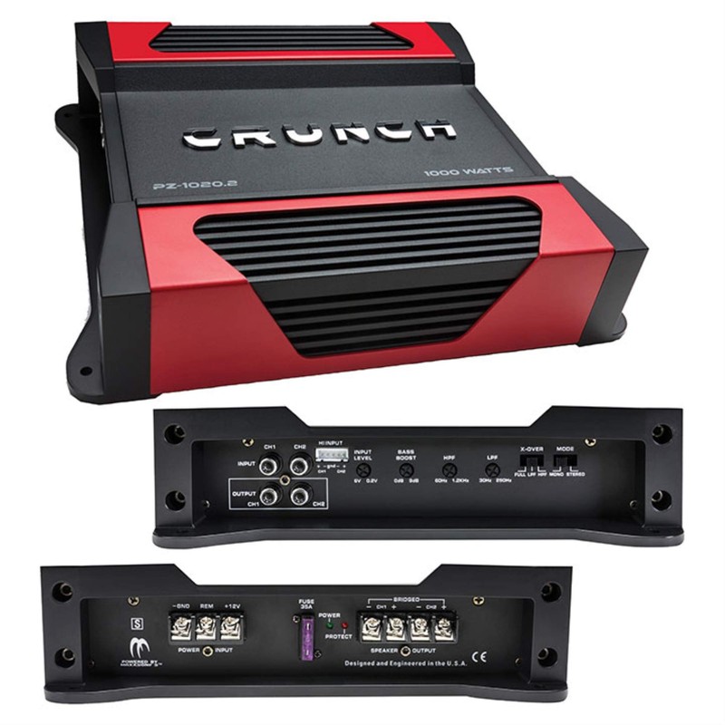 POWERZONE 2-Channel Class AB Amp (1,100 Watts)