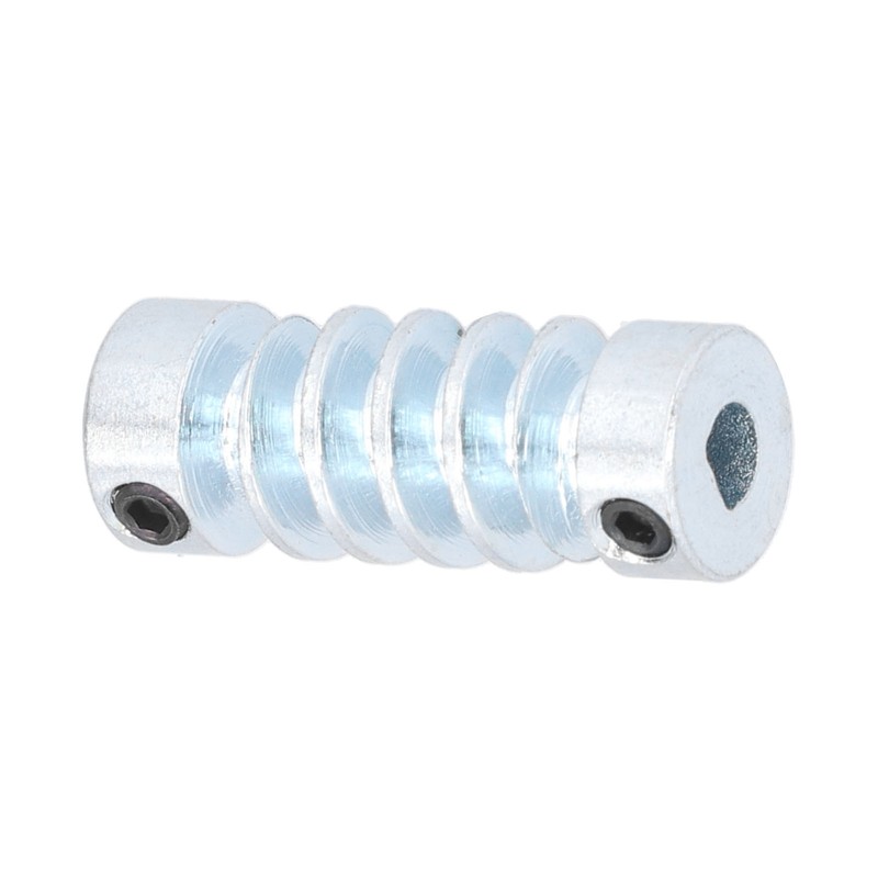 6mm Worm Gear Shaft D Hole Stainless Steel 1.5 Modulus