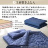 Showa Nishikawa Futon Set, Medium-weight Comforter, Light Comforter, Futon Mattress,