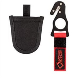 haihong Harnesses Kite Hook Safety-Knives Paragliding Skydiving with Pocket 2020 Red/Black sk16