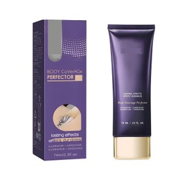 Beauty Body Coverage Perfector,2.5 Oz/74ml Waterproof Leg & Body Makeup for Tattoo Concealer,Long-Lasting Transfer-Resistant Cream for Skin Imperfections