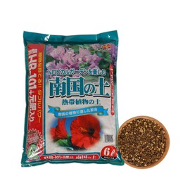 ZzbTwinkle Japanese Tropical Plants Potting Mix (6 L / 8 LB) Highly Drainable Granular Soil for All Types of Tropical Plants