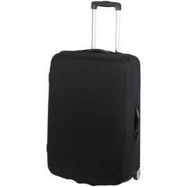 Xcase Suitcase Cover: Elastic Protective Cover for Suitcases up to 63 cm Height, Size L, Black (Suitcase Protection, Dust Covers for, Waterproof Bags)