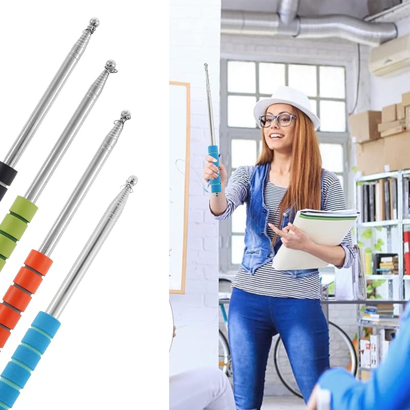 KUBDPQOR Telescopic Handheld Flag Pole 12 Pcs Flag Pole Kit