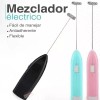 Didier Market Batidor Electrico Mini Portatil De Pilas Cafe Huevo