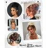 2PCS Messy Bun Hair Pieces Synthetic Hair Bun Extensions For