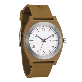 NIXON Time Teller OPP A1361 - Grit -100m Water Resistant Unisex Analog Fashion Watch (40mm Watch Face, 20mm PU/Rubber/Silicone Band)