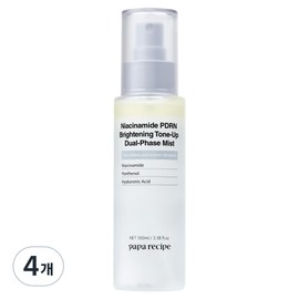 Papa Recipe Niacinamide PDRN Dual Brightening Tone Up Mist, 4, 100ml / 파파레서피 나이아신아마이드 PDRN 듀얼 브라이트닝 톤업 미스트, 4개, 100ml