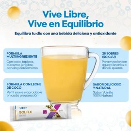 Fuxion | Gol Flx | Té De Especias Con Coco Y Cúrcuma | 28u