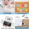 Pack of 500 Silver Thumbtacks for Office, School and DIY