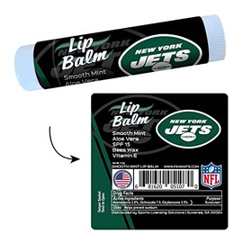 FANMATS 34723 New York Jets Smooth Mint SPF 15 Lip Balm