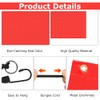 YANGUN Pack of 4 Red Warning Flag, Red Flag Extra