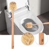 Wooden Brush Long Handle Brush Deep Cleaning Brush Bowl Long