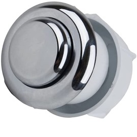 Thomas Dudley Royal 51mm Vantage Single Flush Round Push Button Chrome 327735