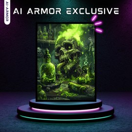 (Green Toxic Poison) - 100ct Matte TCG/MTG Card Art Sleeves