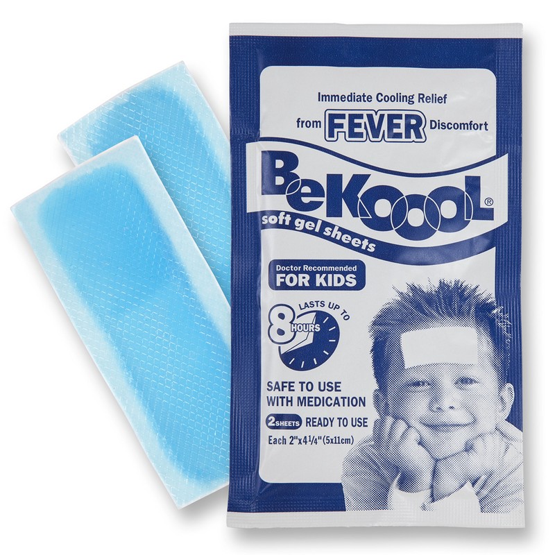 BeKOOOL Migraine Gel Sheets - 4 Count