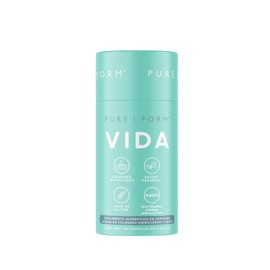 Pure Form Vida - Suplemento en Cápsulas con Colágeno Hidrolizado Bovino Tipo 1 y 3 con NADH | Nicotamida Adenina Dinucleótido | 90 cápsulas de 800 mg | 45 porciones
