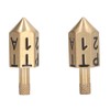 2PCS 6 Sides Rotary Dice with Shank Solid Metal Gyroscope