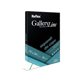 Reflex Watercolour Paper Da Capo 17x24cm 220g/m2 pad 20 Sheets