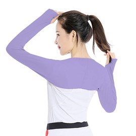 AOUTACC AOUTACC 6 Pieces Cooling Shawl Arm Sleeves Sun Protection with Finger Hole Anti-UV, Comfortable & Breathable Ladies Cooler Shrug Ideal for Women Golfing Riding Fishing or Any Outdoor Sports