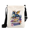 WSNANG FW Fantasy Dark Romance Book Inspired Messenger Bag Dragon