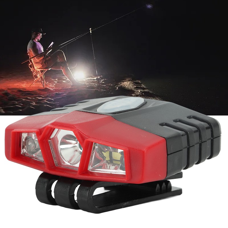 COB LED Headlamp High Brightness Dual Modes Waterproof Rechargeable Headlight