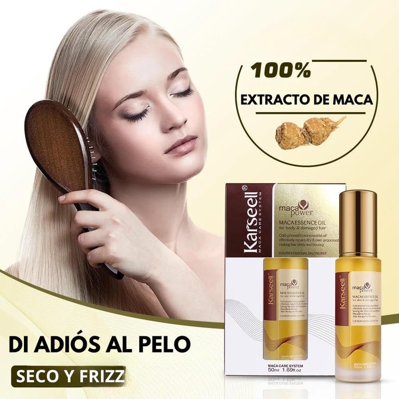 Karseell MACA CARE SYSTEM - 2 Pack Moroccan Argan Oil