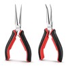 ARROW 2-Piece 6" Needle Nose Pliers Set, Mini Long Nose