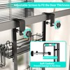 HapiRm 4 Tier Over the Door Shower Caddy, Hanging Shower