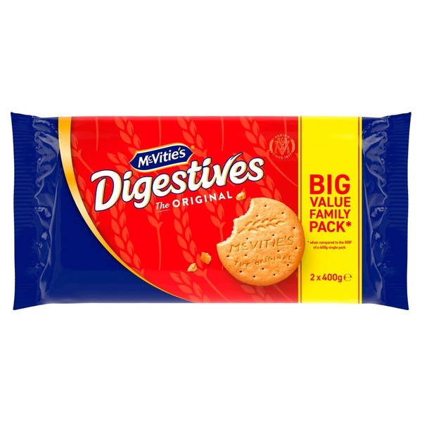 McVitie's Original Digestive Biscuit Twin Pack (2 x 360g)