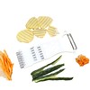 All-in-one Multifunctional Handheld Peeler, Grater and Slicer for Faster Veggie,