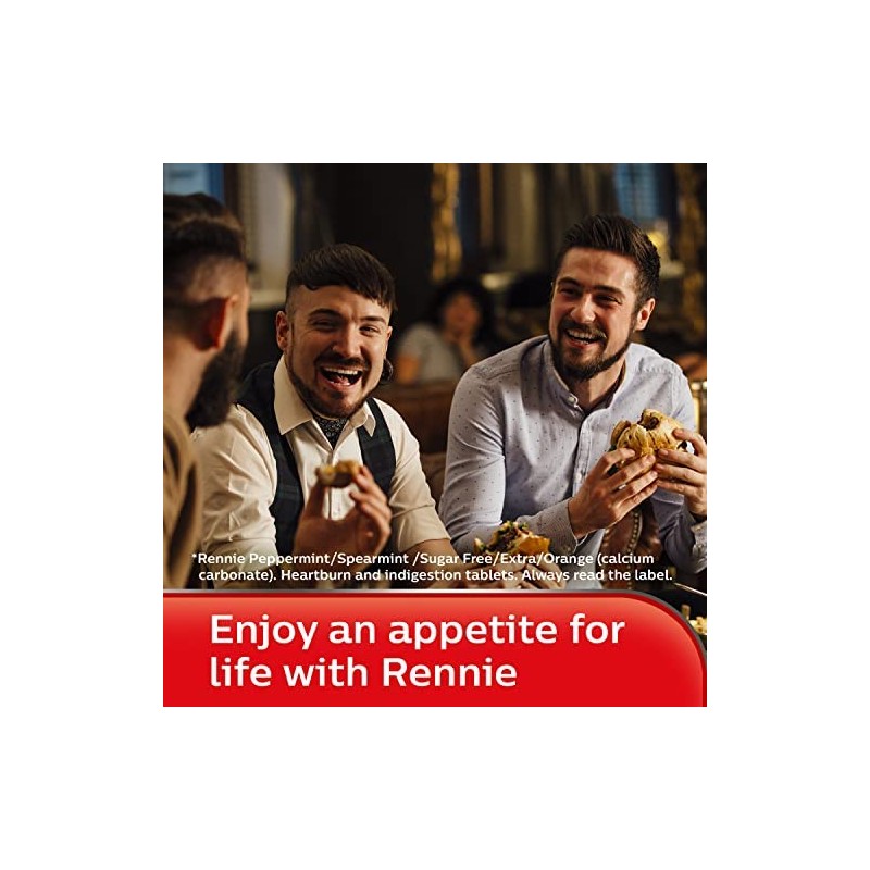 Rennie Peppermint 72 Tablets