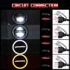 CHUSYYRAY New Pair 7" inch Round LED Headlights High Low