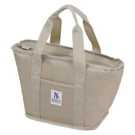Captain Stag UE-610 Insulated Bag, Cooler Bag, Tote Cooler Bag, Capacity 1.6 gal (4 L), Small, Beige, 76 Series, Product Size (W x D x H): Approx. 13.2 x 4.9 x 7.7 inches (335 x 125 x 195 mm)