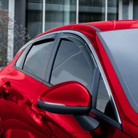 Voron Glass in-Channel Extra Durable Rain Guards for Kia K-5/K5 2021-2025, Window Deflectors, Vent Window Visors, 4 Pieces - 200842