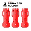 EZRED Magnetic Spray Can Holder 3-Pack Flexible Non-Marring Polymer Lid