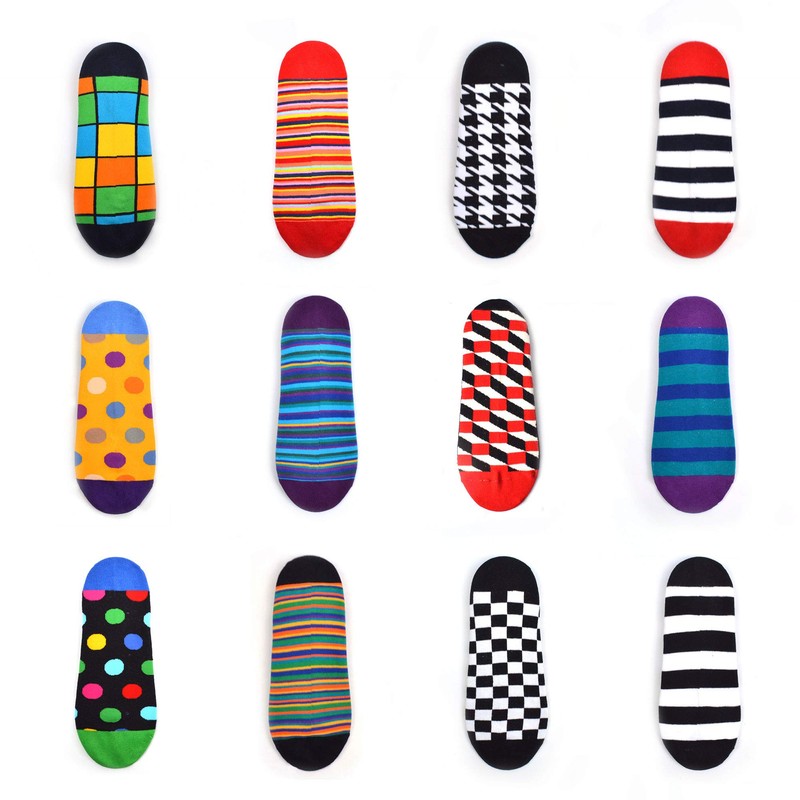 WeciBor Men's Socks Colourful Casual Patterned Socks Combed Cotton Fantastic