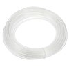 PATIKIL Pneumatic Tubing 1/4" OD 39ft, 6mm OD 4mm ID PU Air Line Pipe Tube for Air Compressor Fitting or Fluid Transfer, Clear