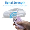 Flensent Key Fob Cover with Keychain for VW Tiguan Touareg