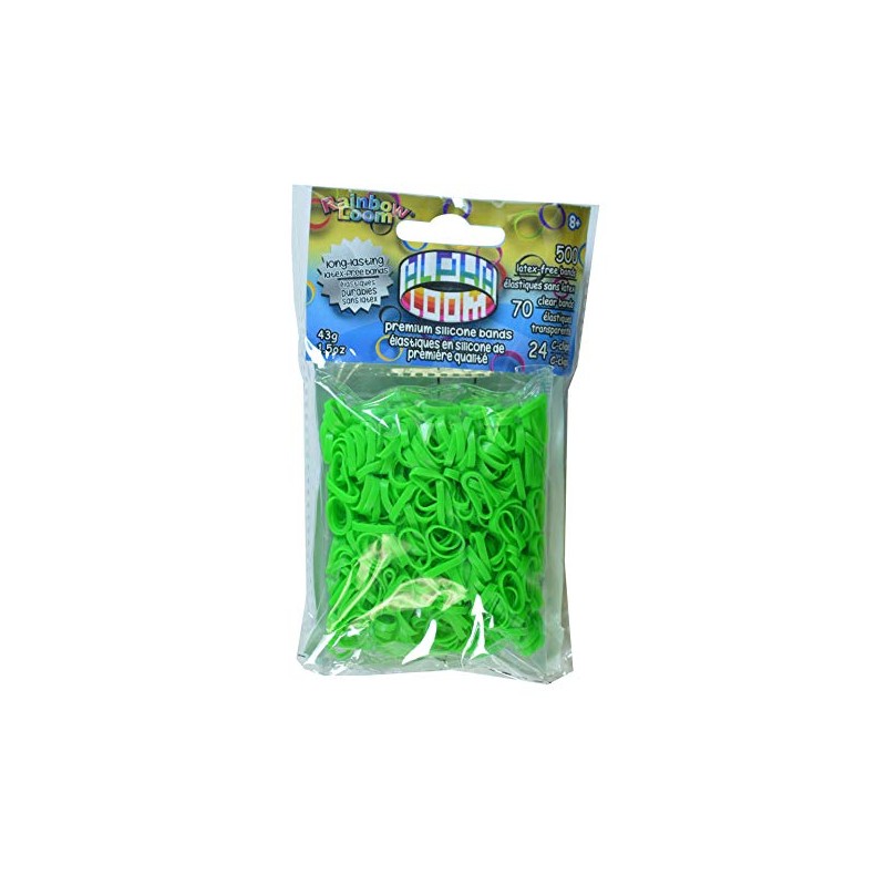 Rainbow Loom® Alpha Bands For ALPHA LOOM: Lime Green Rubber