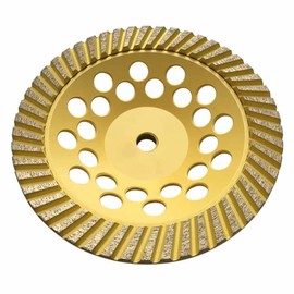 7" Grinding Wheels for Concrete, Granite, and Marble, #60/80 Grit, 5/8"-11 Threaded Arbor