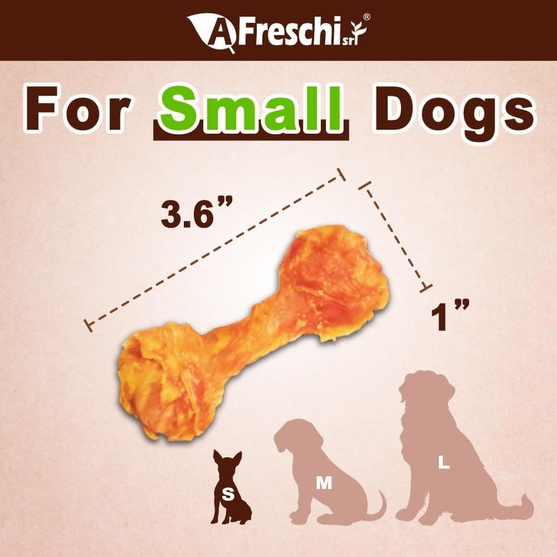 A Freschi srl Turkey Tendons for Dogs, USA-Sourced, Healthy Dog
