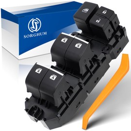 Sorghum Power Window Switch Driver Side - Master Window Switch Compatible with 2019-2020 Toyota C-HR RAV4 20 Pins Replace# 84040-33170 84040-06070 8404033170 84040-0R040 84040-10020