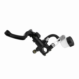 Generic Clutch Master Cylinder, Clutch Lever Motorcycle Levers Motorcycle Brake Pump Set Master Cylinder Dual Hydraulic Brake for/Sport Bike/Street (Top left pump)