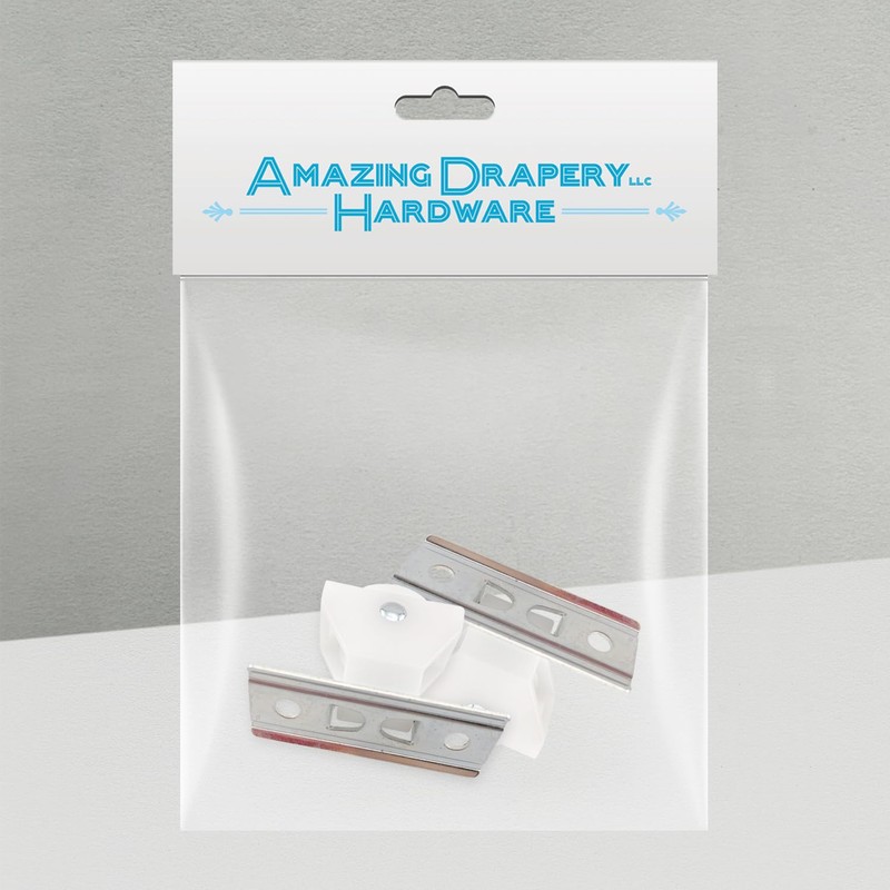 Amazing Drapery Hardware Easy to Install Large Cord Pulleys, Set